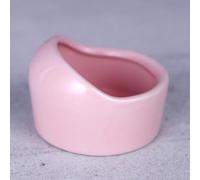 DECOMELODY 5pcs Ceramic Food Bowls for Hamsters and Birds Compact Anti-bite Feeding Bowls for Dry Food Snacks Size and Weight for Small Pets Random Color