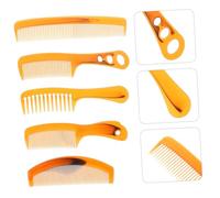 DECOMELODY 5pcs Detangling Comb Set for Men and Women Sturdy Plastic Hair Styling Combs with Wide Tooth and Multi Function Design Gentle Hair for Curly Wavy Daily Use