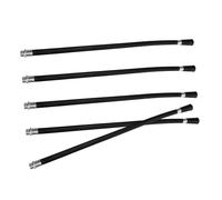 DECOMELODY 5pcs Fire Extinguisher Discharge Hose Replacement Kit with Standard Nozzle Head for Water and Dry Chemical Extinguishers Easy to Adjust and Compatible for Extended Firefighting Use