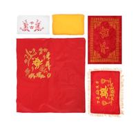 DECOMELODY 5pcs Funeral Ashes Bag and Cloth Coffin Covers Bag for Human Ashes with Airy Memorial Presentation Cover Elegant Casket Cloth for Cremation Ceremony and Respectful