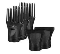 DECOMELODY 5pcs Hair Dryer Attachments with Blow Dryer Nozzle and Comb Picks, Plastic Material, Universal Interface 4cm to 4.6cm, Efficient Drying and Hair Protection, for Business Trips