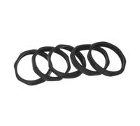 DECOMELODY 5pcs Non-slip Microphone Protective Rings Plastic Anti-rolling Mic Accessories for Ktv Stage Conference and Live Performance
