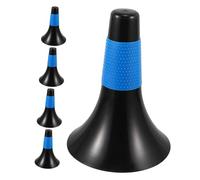 DECOMELODY 5pcs Plastic Agility Cones for Sports Training Stable Stackable Football and Basketball Marker Barriers Lightweight Portable Soccer Obstacle Drills Equipment