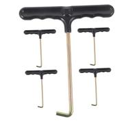 DECOMELODY 5Pcs Portable Shoe Lace Tightening Tools for Hockey Skates and Sports Shoes Use Shoelace Pullers with Standard Fit Shoelace Tighteners for Boots and Figure Skates