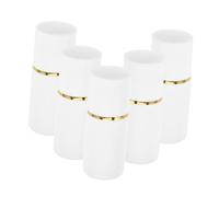 DECOMELODY 5pcs Refillable Sponge Applicator Bottles 20ml Each, Gentle Sponge Head with Plastic and Non-woven Fabric Material, for Paint, Essential Oils, Perfumes, Suitable for Daily Home