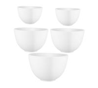 DECOMELODY 5pcs Silicone Mixing Bowls for Face Mask DIY Craft Reusable Prep Serve Condiment Skincare