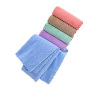 DECOMELODY 5pcs Soft Hamster Bath Towels Water-absorbing Small Pet Bedding Mats Cozy Guinea Pig Blankets Light Pink Purple Blue Green for Comfortable Drying and Warmth