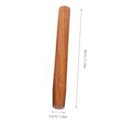 DECOMELODY 5pcs Wooden Handles Replacement High-Strength Robust Wood Polished Grip for Garden Tools Repair and Upgrade Compatible with Various Sickles