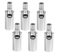 DECOMELODY 6 Pcs Lamp Converters Ceiling Light Adapters for DIY Decorative Fixtures Threaded Design for Easy Installation and Stable Performance