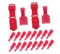 DECOMELODY 60 Pairs Tap Splice Wire Connectors Quick Connect Electrical Terminals Noninvasive T-type Splitter Multi-joint Cable Splice Kit for Male Female Crimp Pins Wire Joiners