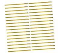 DECOMELODY 600pcs Gold Food Bag Binding Straps with 8cm Iron Wire Sealing Ties for Baking and Wrapping, Kraft Paper Twist Ropes Bulk Pack for Candy, Treats, and Storage