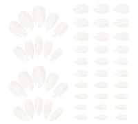 DECOMELODY 600pcs White Fake Nail Tips Patches Short Square Artificial Nails Art Decals Manicure Stickers for Women’s Salon and DIY Use