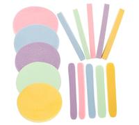 DECOMELODY 60pcs Compressed Facial Sponges Mixed Colors Soft Facial Cleaning Pads for Makeup Removal Skincare Use, Expandable Absorbent Face Cleansing Puff Suitable for Daily Home and Travel