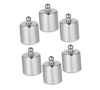 DECOMELODY 6Pcs Chrome Plated Calibration Weights Balance Weights for Digital Scale Supplies Kitchen Use