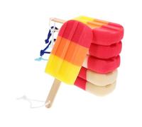 DECOMELODY 6Pcs Exfoliating Shower Sponge Soft Bath Scrubber Pouf Body Cleaner for Men Women Gentle Skin Exfoliation and Deep Cleaning Random Color