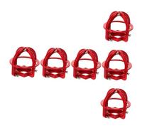 DECOMELODY 6pcs Fire Sprinkler Protective Cap Fire Sprinkler Head Cover Large Guard Suit Escutcheon Material Garden Outer Key Red