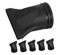 DECOMELODY 6pcs Hair Dryer Nozzle Replacement Plastic Salon Narrow Concentrator Blow Flat Hairdressing Styling Tool Attachment Fit for Efficient Airflow and Quick Drying