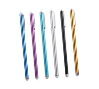 DECOMELODY 6Pcs High Sensitivity Capacitive Screen Touch Pens, Copper Aluminium Alloy Stylus for Phone and Tablet, Draw on Touch Screen, Smooth Replacement Tips