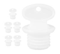 DECOMELODY 6Pcs Hot Water Bottles Screw Caps Universal Hot Water Bag Stopper Plugs Reusable Sealing Lids Anti-Air Loss for Winter Use
