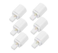 DECOMELODY 6pcs Lamp Base Socket Converter Heat Resistant Screw In Bulb Adapter Converters for LED Light Fixtures Easy Installation with Stable Secure Fit