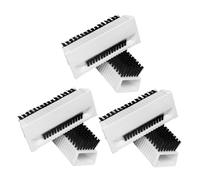 DECOMELODY 6pcs Medical Plastic Nail Scrubbing Brushes with Antislip Handle for Surgery and Laboratory Use Sterilizable Hand Nail Cleaning Tools with Fine Bristles for Detailed Fingernail