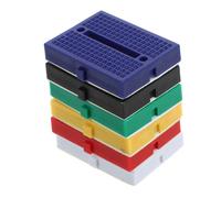 DECOMELODY 6pcs Mini Solderless Breadboards Small Circuit Boards for Science Experiments Laboratory Supplies Color Coded Boards for Electronic Projects
