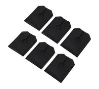 DECOMELODY 6pcs Razor Cover for Men's Shaving Pu Leather Protective Case Travel Safety Sleeve for Manual Razor Head