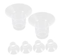 DECOMELODY 6pcs Silicone Flange Inserts for Breast Pump Parts Washable Accessories for Wearable Pumps Discreet Comfortable Fit Compatible Parts