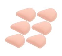 DECOMELODY 6pcs Small Triangle Makeup Sponges for Foundation Powder for Wet Dry Use Compact Travel-friendly Makeup Pads for Daily Application and Go