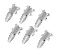 DECOMELODY 6Pcs Stainless Steel Finger Picks Large Multi-functional Guitar Banjo Plectrums Finger Protectors for Professional Players and Enthusiasts