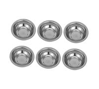 DECOMELODY 6pcs Stainless Steel Mask Mixing Bowls Set for Facial Mask DIY and Hair Oil Durable Fall Bowls Professional Salon Use