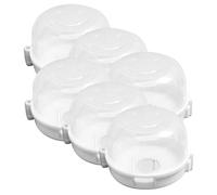 DECOMELODY 6Pcs Stove Knob Protective Covers Gas Stove Safety Guards Childproof Kitchen Gas Protective Covers Prevent Accidental Operation for Boy Girl and Pets