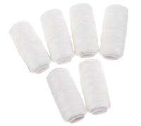 DECOMELODY 6pcs Thread Facial Hair Remover Soft Cotton Threading Tool for Eyebrow and Face Epilator Smooth Silky Finish Multipurpose Beauty Hair Removal