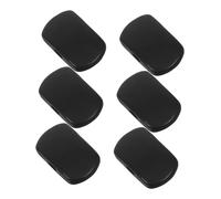 DECOMELODY 6Pcs Tuning Peg Buttons for Classical and Acoustic Guitars Ebony Square Handle Replacement Machine Heads with Ergonomic Grip Enhanced String Stability and Construction