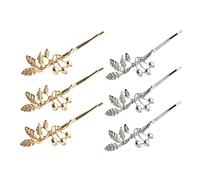 DECOMELODY 6pcs Unique Tulip Hairpin Floral Hair Clips Fashion Hair Accessories Zinc Alloy Hairpins for Occasions