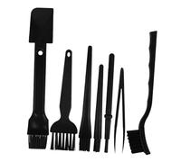 DECOMELODY 7-Piece Anti-Static Brush Set for Electronics Computer Keyboard Cleaning Kit Hard Bristle Brushes for Laptop Mobile and Car Dusting