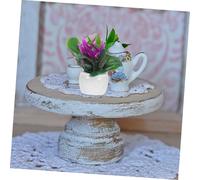 DECOMELODY 7pcs Miniature Plant Bonsai Handmade Mini Potted Plant Models for DIY Micro Landscape Dollhouse Decorations Architectural Model Green Ornaments