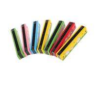 DECOMELODY 7pcs Wooden Harmonica Toy for Boys and Girls Harmonica Musical Instrument Boy Girl Learner Early Educational Toy for Kindergarten Classroom Style