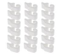 DECOMELODY 80pcs Cage Door Lock Clips Modular Panel Connectors for Wire Shelving Snap Hooks for Pet Crates Bird Cages and Storage Cabinets DIY Fast Assembly Latches