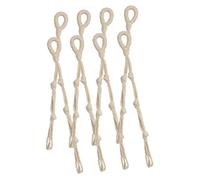 DECOMELODY 8Pcs Adjustable Macrame Plant Hanger Extenders Retractable Rope Plant Pot Holders for Wall Ceiling Hanging Suitable for Various Pot Shapes Easy to Use