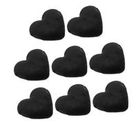 DECOMELODY 8pcs Heart Shaped Makeup Puff for Talcum Powder Foundation Loose Powder