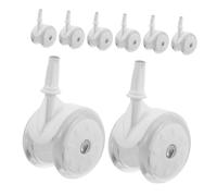 DECOMELODY 8pcs Lightweight Walker Replacement Wheels Stroller Wheel Accessories for Walkers Pushchairs Easy Installation Caster Parts