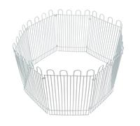DECOMELODY 8pcs Safe Hamster Indoor Pet Barrier for Exercise and Fun Environmental-friendly Design for Pets Like Hamsters Bunnies and Guinea Pigs White Color