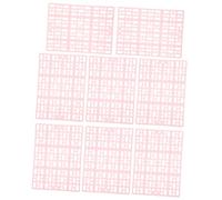 DECOMELODY 8Pcs Slip Bunny Cage Mats Durable Foot Resting Pads for Pet Cages for Rabbit and Guinea Pig Comfortable Floor Mat for Animals