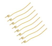 DECOMELODY 8pcs Thick Hair Metal Hair Pin for French Twist Diy Accessories Snake Shape Headpin