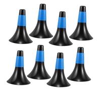 DECOMELODY 8pcs Thickened Plastic Agility Training Cones for Soccer Basketball Football Sports Marker Cones Durable Non Deforming Training Equipment for All Levels