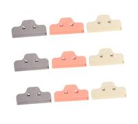 DECOMELODY 9pcs Large Diamond Art Edge Clips for Precise Positioning and Secure Canvas Attachment Multipurpose Lightweight Plastic Fixing Clamps for DIY Embroidery and Quilting Craft Projects