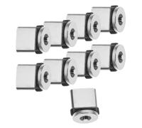 DECOMELODY 9pcs Magnetic Charger Heads for USB Type-c Phones Aluminium Magnetic Connector Tip Type C with 360-degree Rotation Easy to Install USB C for Fast Data Transmission and Charging