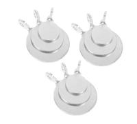 DECOMELODY 9Pcs Manganese Steel Training Targets Hanging Metal Shooting Precision Targets for Practice Indoor Outdoor Anti-wear