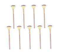 DECOMELODY 9pcs Soft Hair Fan Makeup Brush Highlight Contouring Powder Brush for Cosmetic Tool Makeup Kit